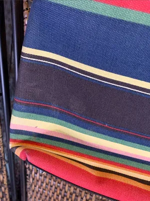 Kate Spade Multi-Color Stripe Canvas Purse thumbnail 3