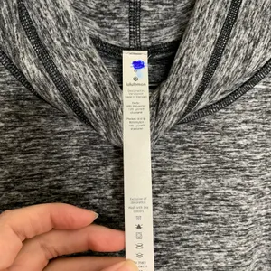 Lululemon Ready to Rulu Fleece Pullover Heathered Black Size 6 thumbnail 12
