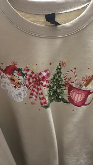 Christmas Sweatshirt Gildan thumbnail 3
