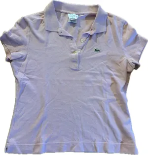 Lacoste Polo Shirt Womens Size S Pink Pique Alligator Logo Short Sleeve thumbnail 1