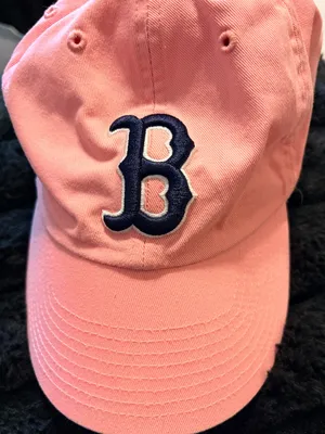 Genuine Merchandise Boston Red Sox Pink Baseball Cap thumbnail 2