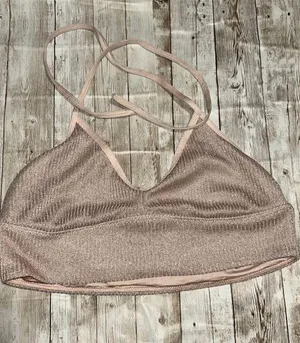 Aerie Glitter Bralette Top thumbnail 1