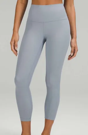 Lululemon align high rise crop light blue thumbnail 1