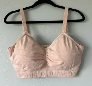Kindred Bravely Sublime Hands-Free Pumping Nursing Bra Pink Heather Large Busty thumbnail 1