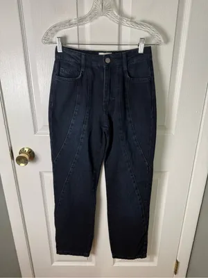 Damson Madder Juli Jeans in Wavy Seams 2 thumbnail 2