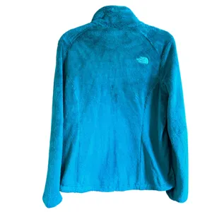 The North Face Osito 2 Fleece Jacket Teal Green Women Large Full Zip Soft Furry thumbnail 5