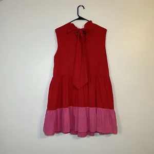 Petal And Pup Bradshaw Color block Tiered Cotton Shift Dress Size Large thumbnail 4