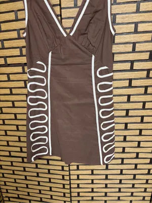 Petal & Pup Alexa Brown Dress Size Small thumbnail 4