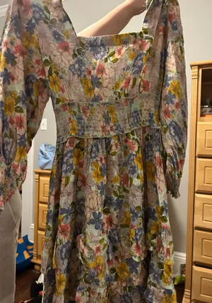 Angie Floral dress thumbnail 1