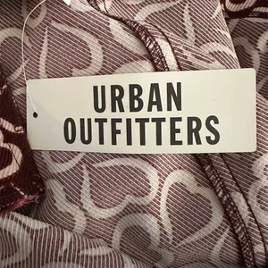 Urban Outfitters‎ Love Print Mini Skirt Red Women's Size S Casual Party Romantic thumbnail 6