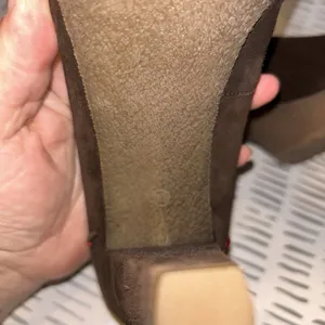 Anthropologie Holding Horses Heels Womens‎ 39 Platform Pump Brown Moc Toe Casual thumbnail 9
