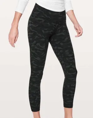 Lululemon Athletic Black Camo Leggings  thumbnail 1