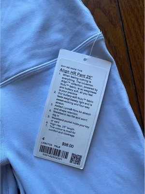 Lululemon Align High-Rise 25” Pastel Blue Size 4 NWT thumbnail 4