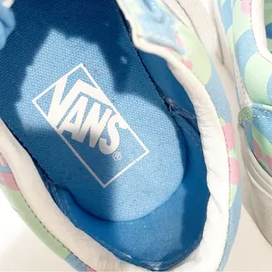 Vans x Free People Size‎ 5 Old Skool Stackform Checkerboard Floral Sneakers thumbnail 5