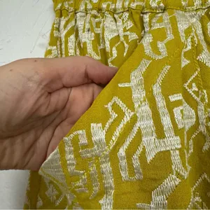 Elevenses Anthropologie Green Melora Embroidered Shorts Womens S Boho Beachy thumbnail 7