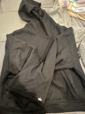 ALO black hoodie thumbnail 5