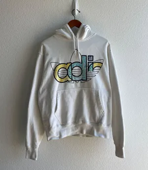 Adidas White Vintage  Hoodie thumbnail 2