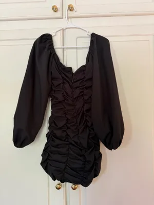 Pretty Little Thing Dress Mini Black thumbnail 2
