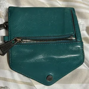 Aimee Kestenberg "Ashley Leather" Wallet Purse, in "Rainforest Green" thumbnail 9