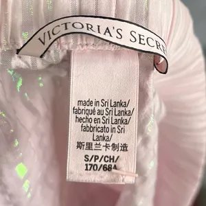 Victoria's Secret Light Pink Metallic Stripe Sleep Shorts S‎ thumbnail 5