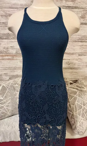 Free People Dress Crochet Midi thumbnail 3