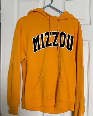 Champion Mizzou Men's Orange Hoodie thumbnail 1