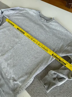 Aerie Heather Gray Oversized Crewneck Tunic Sweatshirt Size Medium thumbnail 5