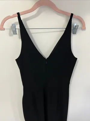 Dress The Population Iris Slit Crepe Gown thumbnail 8