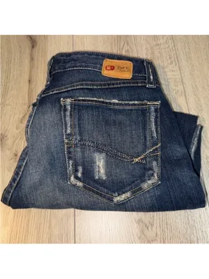 BKE Dark Blue Cropped Capri crop jeans denim thumbnail 2