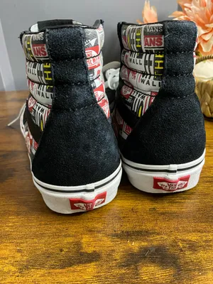 RARE🔥 VANS Sk8-Hi BOX LOGO Shoes Mens size 8 Womens 9.5 thumbnail 3