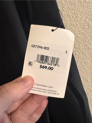 NWT Calvin Klein Black Strapback Slip Dress thumbnail 2