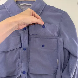 Stio Eddy Guide Shirt Small Blue Snap Button Long Sleeve Hiking Outdoor Utility thumbnail 3