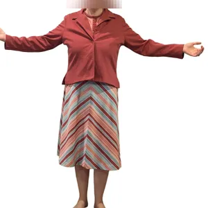 Vintage‎ 70s JCPenney Fashions Dress & Jacket Set Mod Stripe Retro thumbnail 13