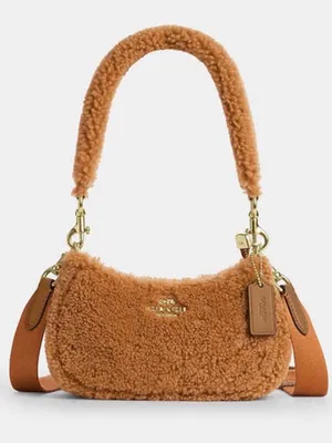 Authentic Coach 1941 Tan Sherpa Shoulder /crossbody Bag with 2 straps thumbnail 1