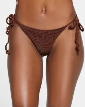 SKIMS Crochet swim tie bikini bottom thumbnail 2