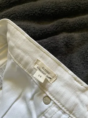 Madewell Pure White Vintage CanvasComfort Stretch white straight l thumbnail 11