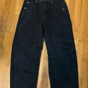 GREAIDEA Mid Rise Barrel Jeans for Women Wide Leg Mid Waist thumbnail 2