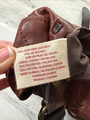 Lucky Brand Distressed Brown Leather Shoulder Hobo Vintage thumbnail 8
