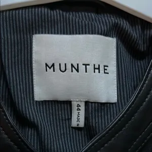 Munthe Black Leather Jacket for Women thumbnail 2