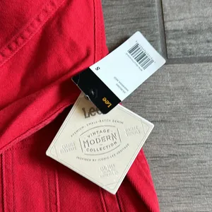 NWT Lee vintage modern rider jacket in red thumbnail 5