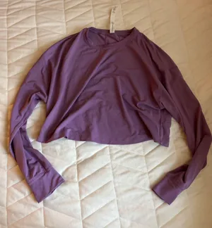 Lululemon Cropped Long Sleeve Shirt thumbnail 1