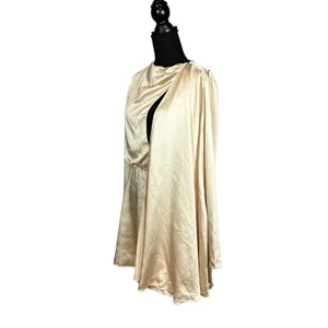 NBD White Satin Cocktail Mini Dress XS Party Bridal Designer Revolve $208 NEW thumbnail 5
