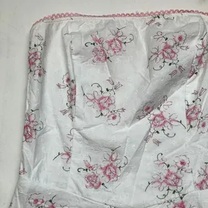 Ruby Rox juniors 5 small white pink floral strapless dress glitter y2k princess thumbnail 3