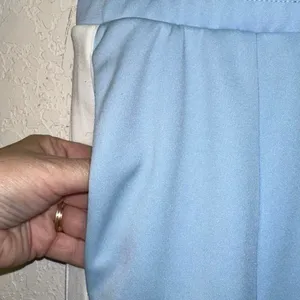 Wild Fable Blue Track Pants Medium White Brown Side Stripe‎ Athleisure thumbnail 6