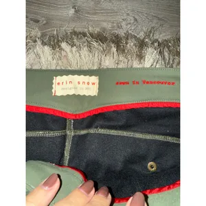 Erin Snow Slim Fit Insulated Shell Ski Pants Olive Green Size 6 thumbnail 5