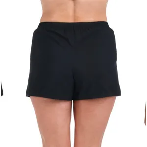 Maxine of Hollywood Black Solid Woven Boardshort Swim Bottom, 12 thumbnail 2