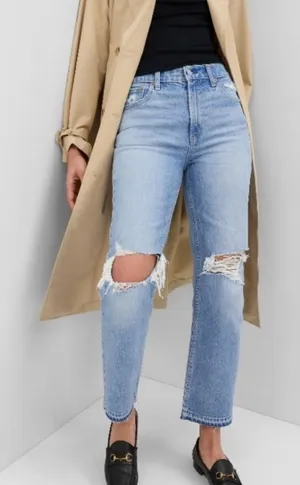Gap High Rise Cheeky Straight Jean Size 27 28 Or 4-6 thumbnail 1