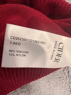 Cider Red V-Neck Collared Button Sweater thumbnail 9