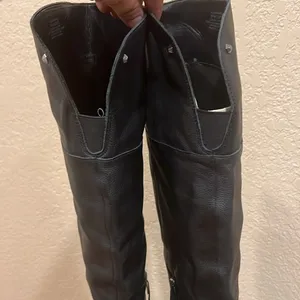 Vince Camuto Jorshie2 Black Leather Wide Calf Riding Boots NWT 7 thumbnail 11