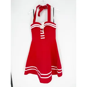 NWT‎ Dead Threads A-Line Halter Neck Dress Women's XL Red Pin Up Girl thumbnail 2